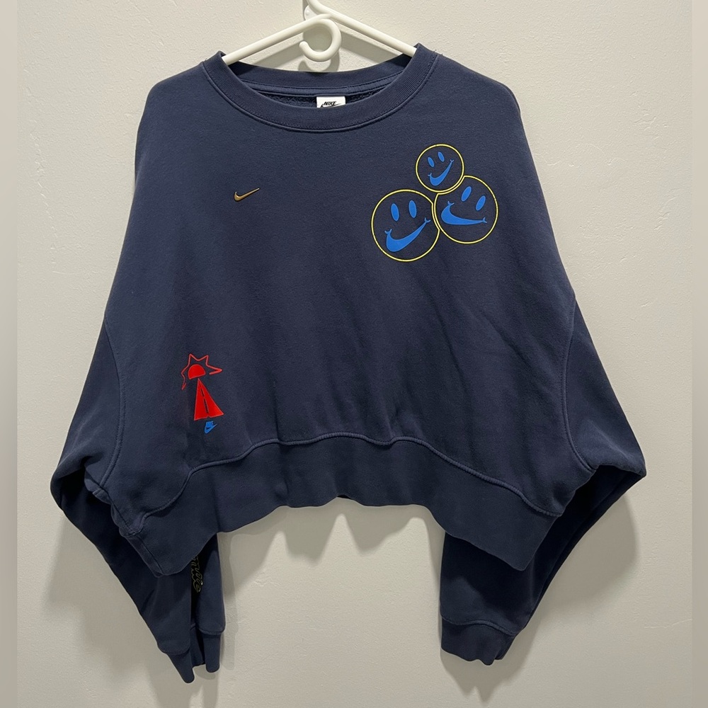 Nike Blue Batwing Sweater